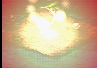 Correct: a soft white additive bloom